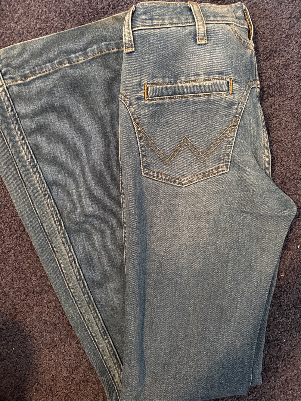 Wrangler Women's Light Blue Wide Leg Jeans